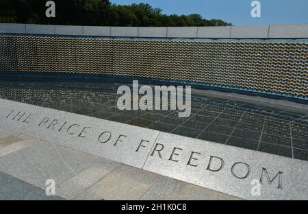 World War II Memorial, National Mall, Washington DC, USA Foto Stock