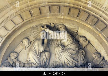 L incoronazione della Beata Vergine Maria Foto Stock