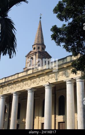 Chiesa di San Giovanni nel distretto BBD Bagh di Kolkata, India Foto Stock