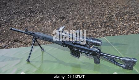 Fucile da cecchino Dragunov da 7.62 mm Foto Stock