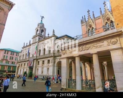 Padova, Italia - 19 settembre 2014: Piazza Cavour a Padova, Italia al 19 settembre 2014 Foto Stock