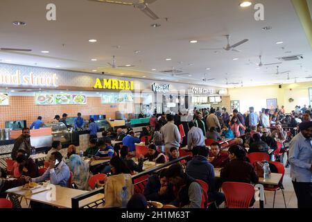 Highway Roadside Ristorante a Delhi - autostrada Agra in India Foto Stock