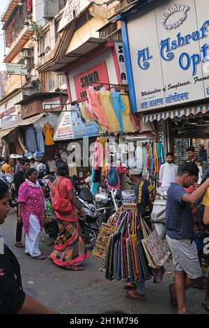 Mercato Crawford a Mumbai, India Foto Stock