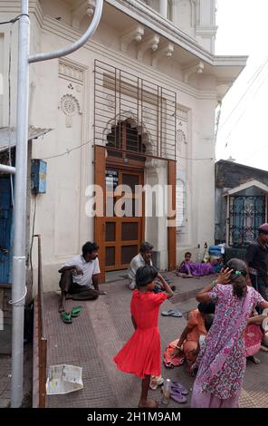 Nirmal Hriday, Casa dei Destituti malati e morenti, istituita dalla Madre Teresa e gestita dalle Missionarie della Carità a Kolkata Foto Stock