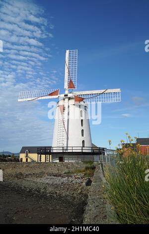 Blennerville Windmill è un mulino a torre di Blennerville, Co. Kerry. Foto Stock