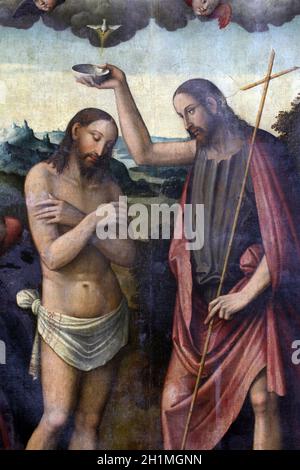 Bartolomeo Coda: il Battesimo di Cristo Foto Stock