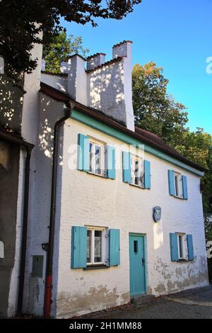 Schrobenhausen è una città della Baviera con molte attrazioni storiche Foto Stock