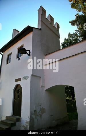 Schrobenhausen è una città della Baviera con molte attrazioni storiche Foto Stock