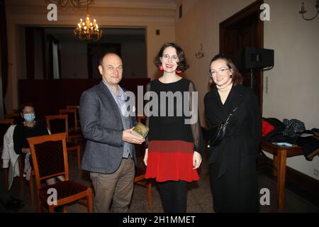 Lauren Leiderman bei der Buchbesprechung 'Das Poesiealbum von Eva Goldberg' - mit Einträgen von Anne Frank und Präsentation des am 5.11.2021 zu verleg Foto Stock