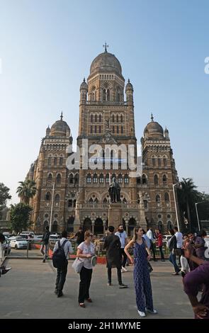 Bombay Municipal Corporation Building (1893) o BMC Building a Mumbai, India Foto Stock