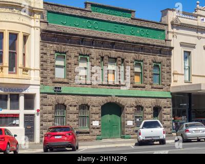 L'ex magazzino J. J. Goller & Co. In Lydiard Street - Ballarat, Victoria, Australia Foto Stock