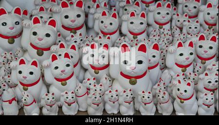 Santuario di Gotokuji nella città di Tokyo Foto Stock