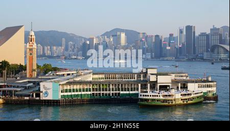 Tsim Sha Tsui, Hong Kong 05 novembre 2019: Città di Hong Kong Foto Stock