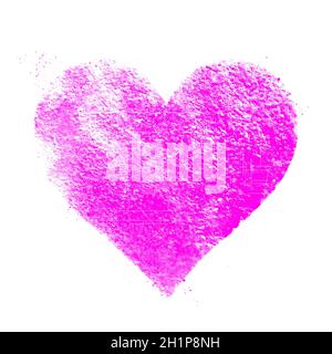 Cuore rosa vintage. Ottimo per San Valentino, matrimoni, album, grunge superfici texture. Foto Stock