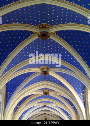 Soffitto di San Francesco di Assisi chiesa a Zagabria in Croazia Foto Stock