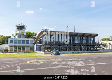 Egelsbach, Germania - 27 maggio 2020: Terminal Francoforte Aeroporto Egelsbach EDFE in Germania. Foto Stock