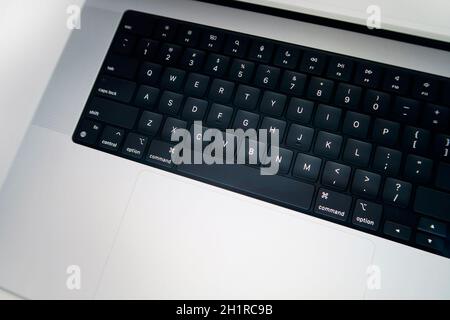 MacBook Pro 2021 Foto Stock