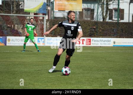 Johannes Reichert (SSV Ulm 1846) im Spiel der Fussball-RL SW 20-21: 28. Sptg: Bahlinger SC - SSV Ulm Foto Stock