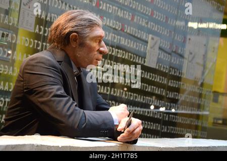 Museo di Neanderthal ist ein Museum im Neandertal bei Mettmann, Deutschland, Europa - il Museo di Neanderthal è un museo situato nel Neandertal, nei pressi di Mett Foto Stock