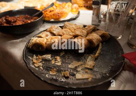 Ristorazione buffet Catering Evant Party Foto Stock