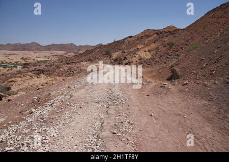 Natura vicino Ranikot Fort a Sindh, Pakistan Foto Stock