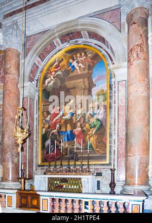 Vaticano affreschi. Italia Foto Stock