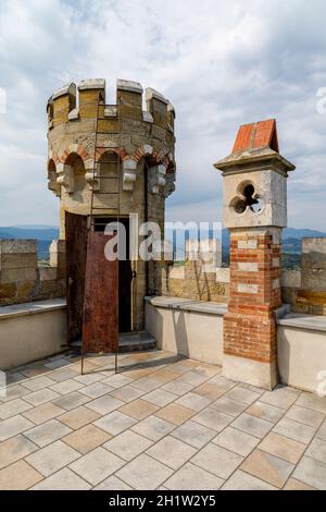 Il tour Magdala a Rennes le Chateau. Il mistero dei Catari, il Santo Graal, Templari Foto Stock