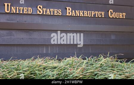 United States Bankruptcy Court Firma Foto Stock