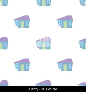 Sfondo blu motivo senza giunture sfondo ripetizione carta da parati vettore geometrico Illustrazione Vettoriale