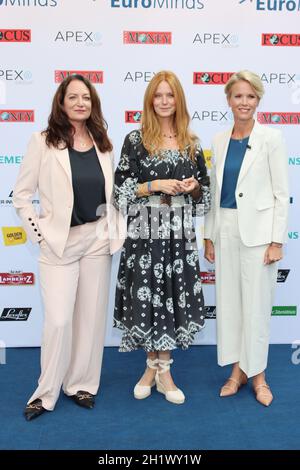 Natalia Woerner, Esther Schweins, Stephanie zu Guttenberg, Euro Minds Wirtschaftsgipfel, Bucerius Law School Amburgo, 06.08.2021 Foto Stock