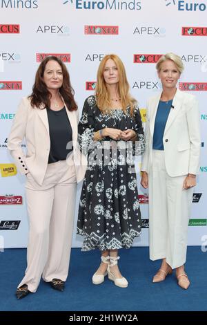 Natalia Woerner, Esther Schweins, Stephanie zu Guttenberg, Euro Minds Wirtschaftsgipfel, Bucerius Law School Amburgo, 06.08.2021 Foto Stock