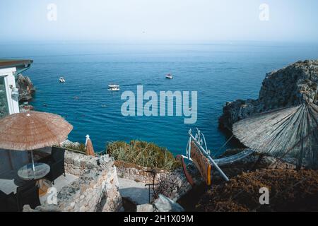 una vista fantastica sul "ciolo" in puglia Foto Stock