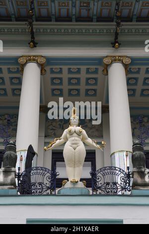 Museo das Ernst Fuchs a der otto Wagner Villa a Hütteldorf, Wien, Österreich, Europa - il Museo Ernst Fuchs nella Villa otto Wagner a Hütteldor Foto Stock