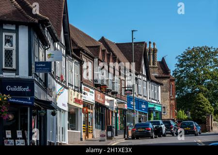 Guildford, 6 ottobre 2021: GV del centro di Guildford Foto Stock