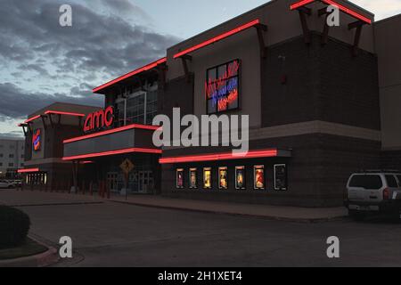 Tyler, TX - 10 novembre 2018: Cinema AMC situato a South Broadway in Tyler, Texas Foto Stock