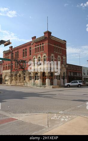 Waxahachie, Texas - edificio storico nella campagna del Texas Waxahachie, Texas Foto Stock