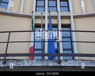 SAN MAURO, ITALIA - CIRCA LUGLIO 2021: Scuola elementare Nino Costa Foto Stock
