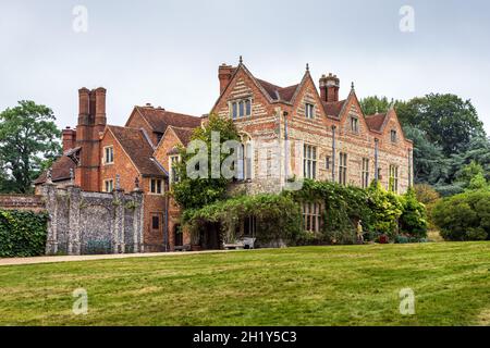 Grays Court in Oxfordshire, una casa di campagna Tudor del XVI secolo menzionata nel Dommarted Book 1086 e precedentemente la casa della famiglia Brunner. Foto Stock