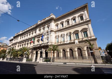 Italia, Roma, via Nazionale, Banca d'Italia, Banca d'Italia Foto Stock