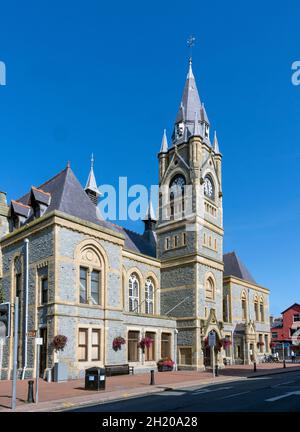 Municipio di Rhyl, Wellington Road, Rhyl, Denbighshire, Galles del Nord, Galles, Regno Unito Foto Stock