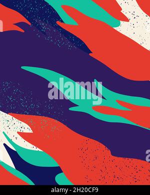 Raccolta di progetti di report minima. Sfondo luminoso per il poster. Sfondo per la confezione. Foto Stock