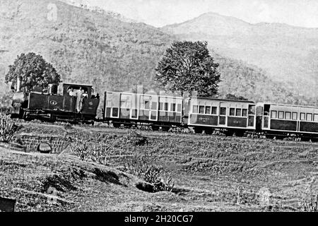 Vintage Photo of Transport Train-Matheran Toy Train Neral-Maharashtra-India Foto Stock