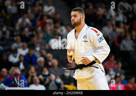 Uomini -90 kg, Alexis Mathieu di Francia compete durante il Grand Slam di Parigi 2021, evento Judo il 17 ottobre 2021 presso l'AccorHotels Arena di Parigi, Francia - Foto Victor Joly / DPPI Foto Stock