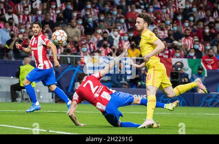 Madrid, Spagna. 20 Ott 2021. Spagna, Madrid, 19 2021 ottobre, Match Champions League Atl. Madrid - Liverpool a Wanda Metropolitano. (Foto di Rapa2122/Pacific Press) Credit: Pacific Press Media Production Corp./Alamy Live News Foto Stock