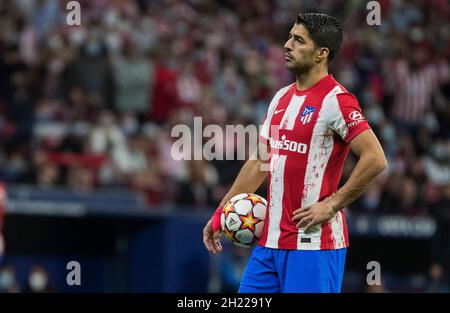 Madrid, Spagna. 20 Ott 2021. Spagna, Madrid, 19 2021 ottobre, Match Champions League Atl. Madrid - Liverpool a Wanda Metropolitano. (Foto di Rapa2122/Pacific Press) Credit: Pacific Press Media Production Corp./Alamy Live News Foto Stock