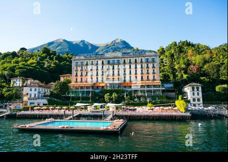 Grand Hotel Tremezzo sul Lago di Como Foto Stock
