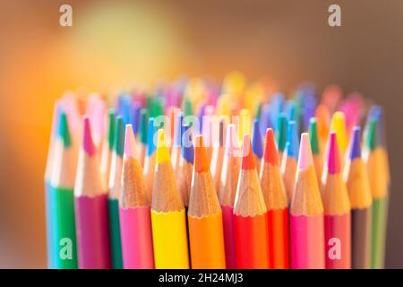 Matite di colore Foto Stock