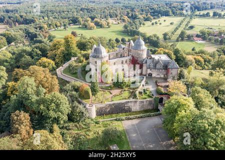 Il Sababurg, il castello della bellezza del sonno, Sababurg, Germania Foto Stock