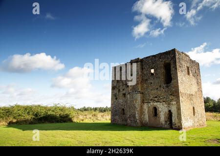 Immagine paesaggistica del Thetford Warren Lodge costruito per ospitare le feste di caccia e gamekeeper protetti contro i bracconieri armati. Foto Stock