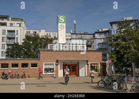 Nordbahnhof, Invalidenstraße, nel quartiere Mitte di Berlino, Deutschland Foto Stock